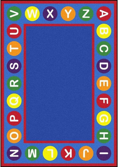 Joy Carpets Kid Essentials Alphabet Spots Multi